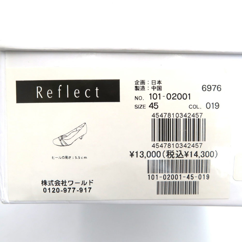 Reflect (リフレクト) パンプス Reflect やみつきパンプス エナメル ブラック 24.5cm 02001 長さ25cm 未使用品