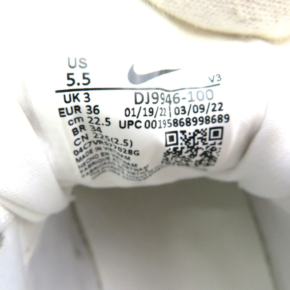 NIKE (ナイキ) スニーカー NIKE W AIR FORCE 1 PLT.AF.ORM 22.5cm ホワイト DJ9946-100 長さ25.5cm 美品