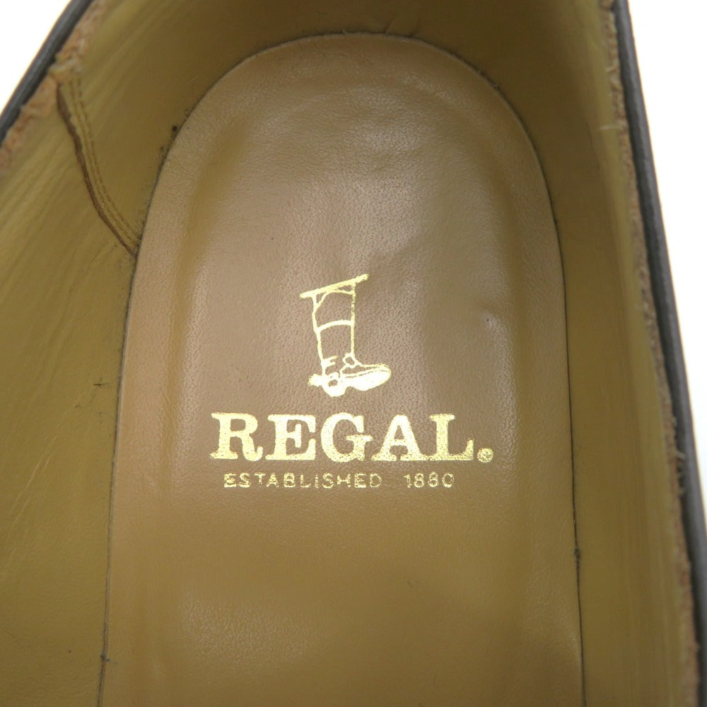 REGAL (リーガル) レザーシューズ REGAL ウィングチップ ブラック 25.0cm 2795
