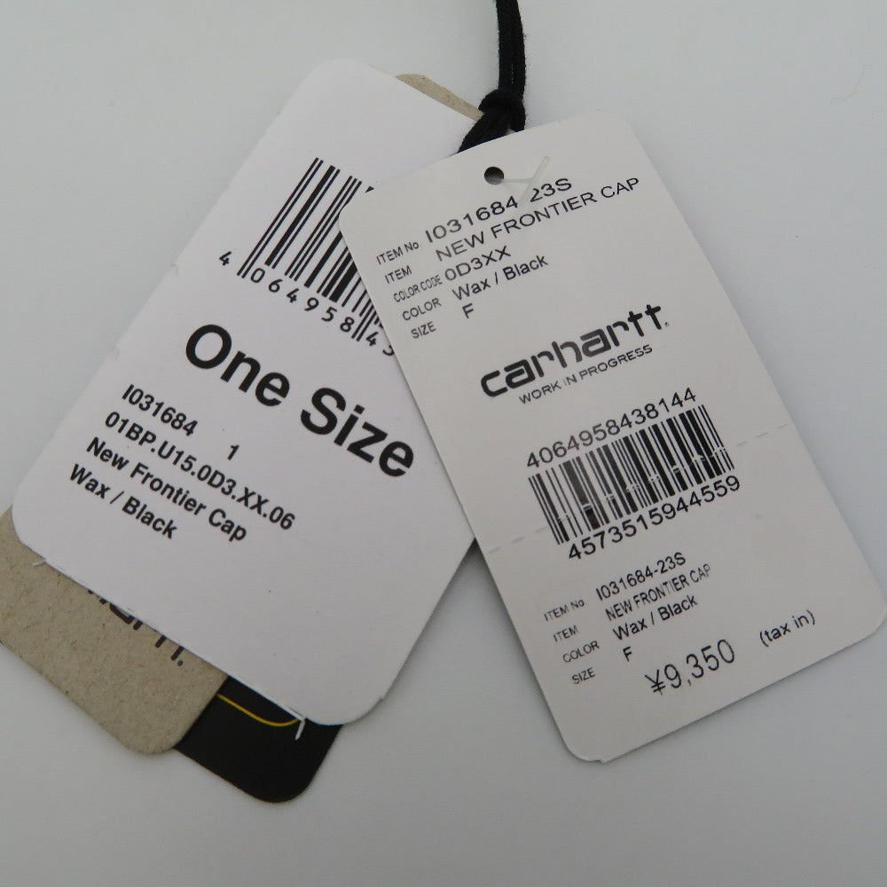 Carhartt (カーハート) 帽子 carhartt WIP New Frontier Cap スネイク ヘビ Wax/Black ONEサイズ 新品タグ付き 未使用品