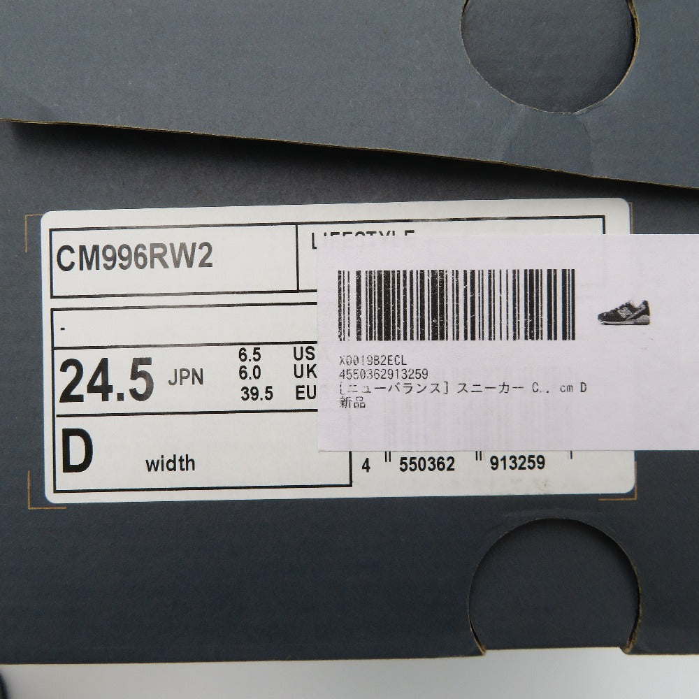 NEW BALANCE (ニューバランス) スニーカー new balance CM996RW2 パープル 24.5cm 長さ28cm 未使用品