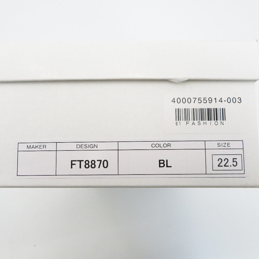 Figurino (フィグリーノ) レザーシューズ Figurino 本革レースアップシューズ FT8870 ブラック 22.5cm 幅広 長さ24.5cm 美品