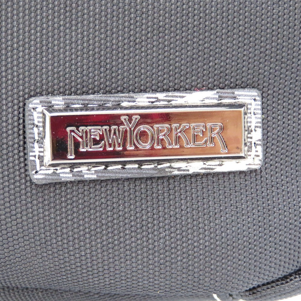 NEWYORKER (ニューヨーカー) ショルダーバッグ New Yorker 2wayショルダーバッグ ブラック 美品