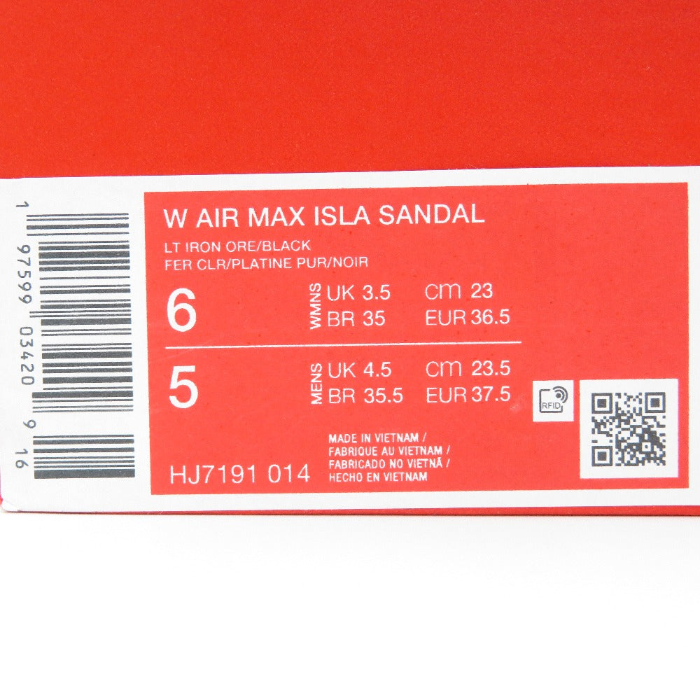 NIKE (ナイキ) サンダル NIKE AIR MAX ISLA SANDAL エアマックス アイラ サンダル ライトグレー 23.5cm HJ7191-014 長さ26cm 美品