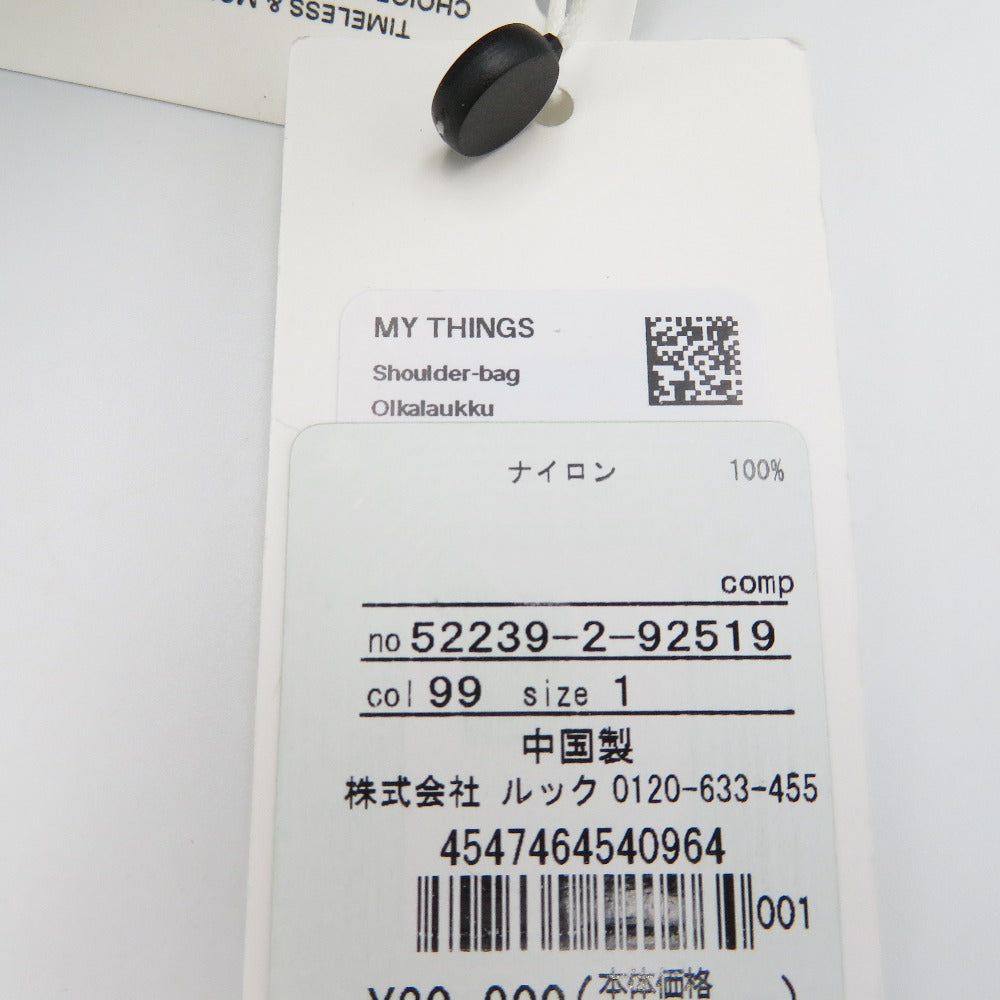 marimekko (マリメッコ) ショルダーバッグ marimekko My Things ショルダーバッグ ブラック 52239292519 未使用品