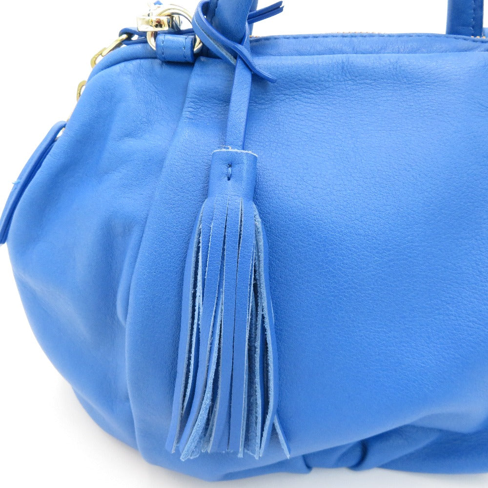 ショルダーバッグ ANTI FORME DESIGN 2wayショルダーバッグ ブルー 美品