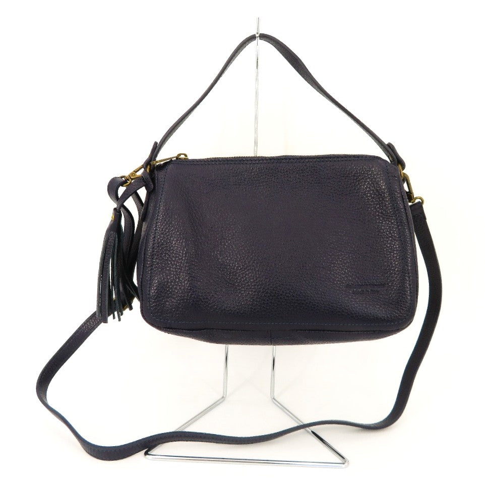 ショルダーバッグ Pelletteria Veneta 2wayショルダーバッグ ネイビー 美品