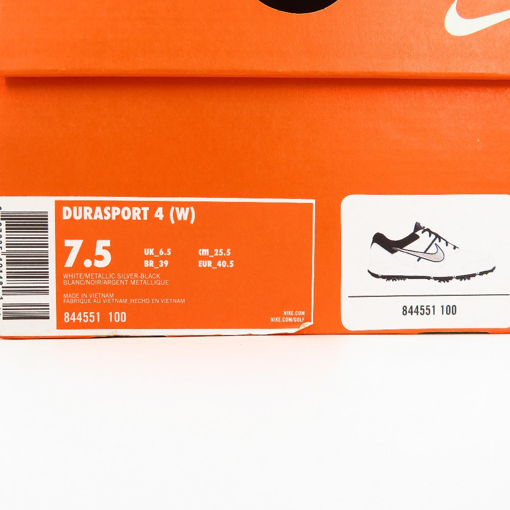 NIKE GOLF (ナイキゴルフ) 靴その他 NIKE GOLF ゴルフシューズ DURASPORT 4 ホワイト 25.5cm 844551-100 長さ29cm 未使用品
