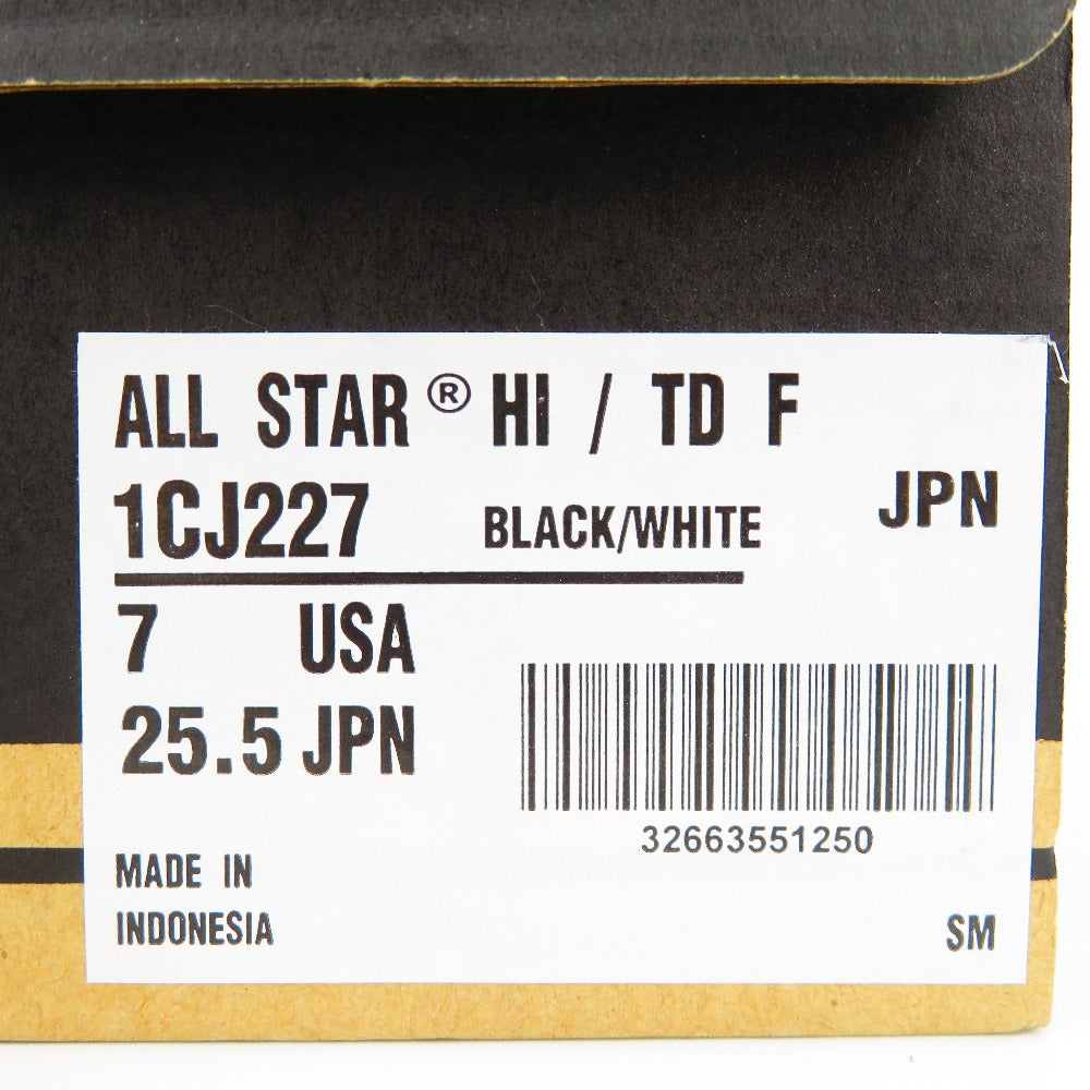 Converse All Star (コンバースオールスター) スニーカー ALL STAR x TOKYO DISNEY SEA ハイカットスニーカー ミッキー ブラック 23.5cm US4.5 W198-2262-3-13274 長さ28cm 美品