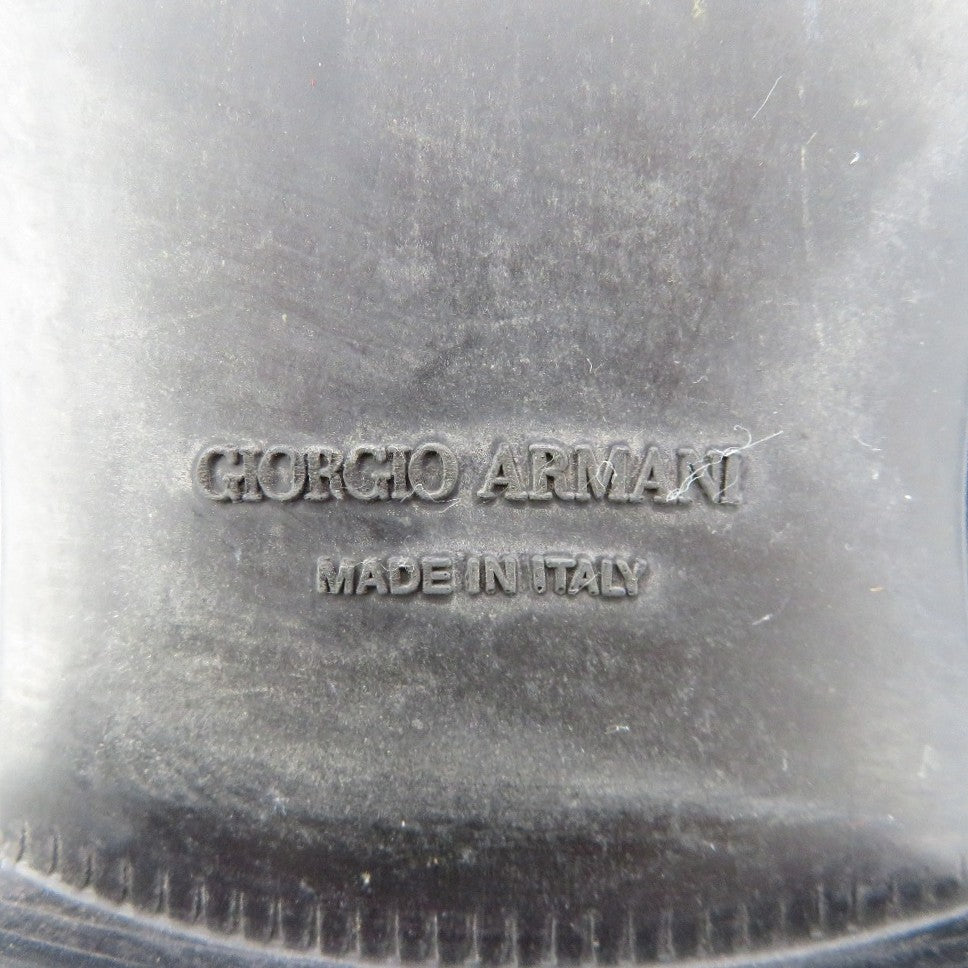 GIORGIO ARMANI (ジョルジオアルマーニ) レザーシューズ GIORGIO ARMANI ストレートチップ(フルブローグ) ブラック 26.0cm 長さ29cm 美品