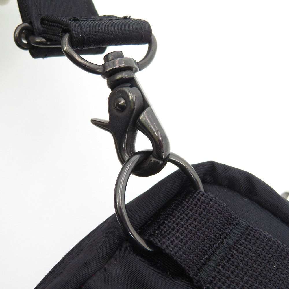PORTER (ポーター) ショルダーバッグ PORTER×ILS エルファイン ショルダーバッグ S ブラック×rッド 383-06694 美品