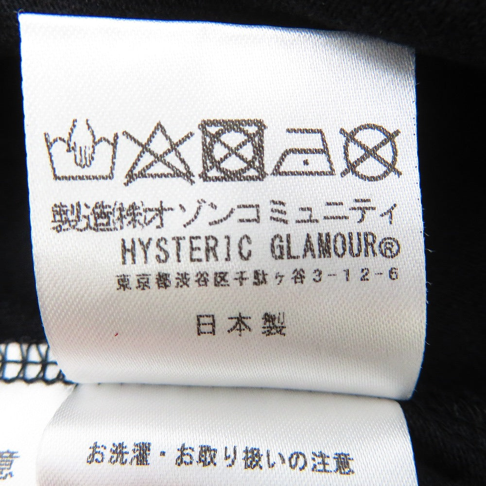 HYSTERIC GLAMOUR (ヒステリックグラマー) 半袖Tシャツ HYSTERIC GLAMOUR Tシャツ ブラック L 02251CT42 2 美品