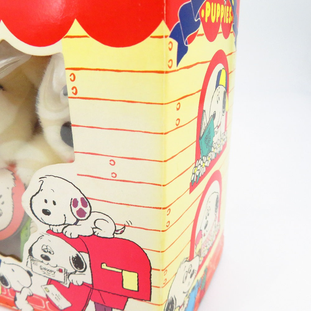 ぬいぐるみ スヌーピーと愉快なきょうだいたち‼ DASY HILL PUPPIES スヌーピー兄弟 ぬいぐるみ 6体セット 美品