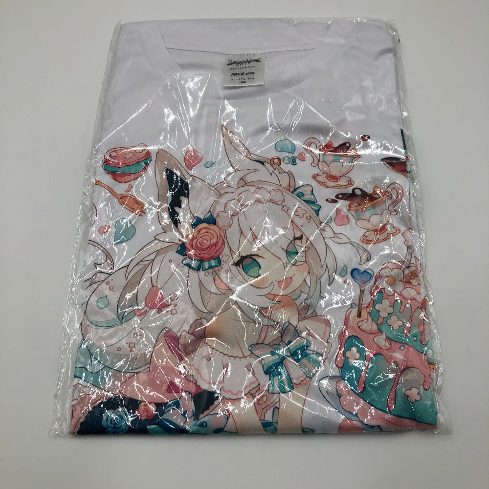 白上フブキ バースデー フルグラフィックTシャツ ホワイト フリーサイズ 「バーチャルYouTuber ホロライブ Congratulations!! FUBUKI  BIRTHDAY PARTY.2019」｜コンプオフ プラス – コンプオフプラス 公式ショップ