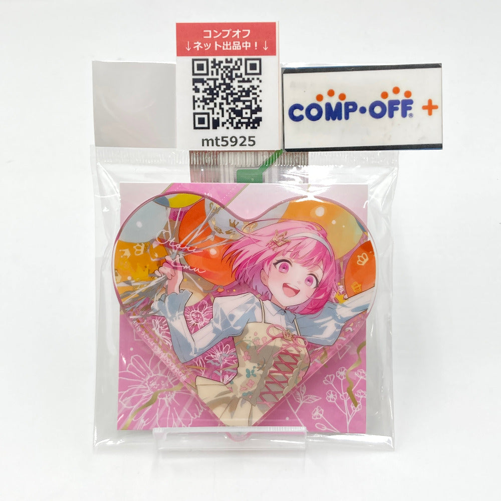 鳳えむ ハート型アクリルブロック 「プロジェクトセカイ カラフル