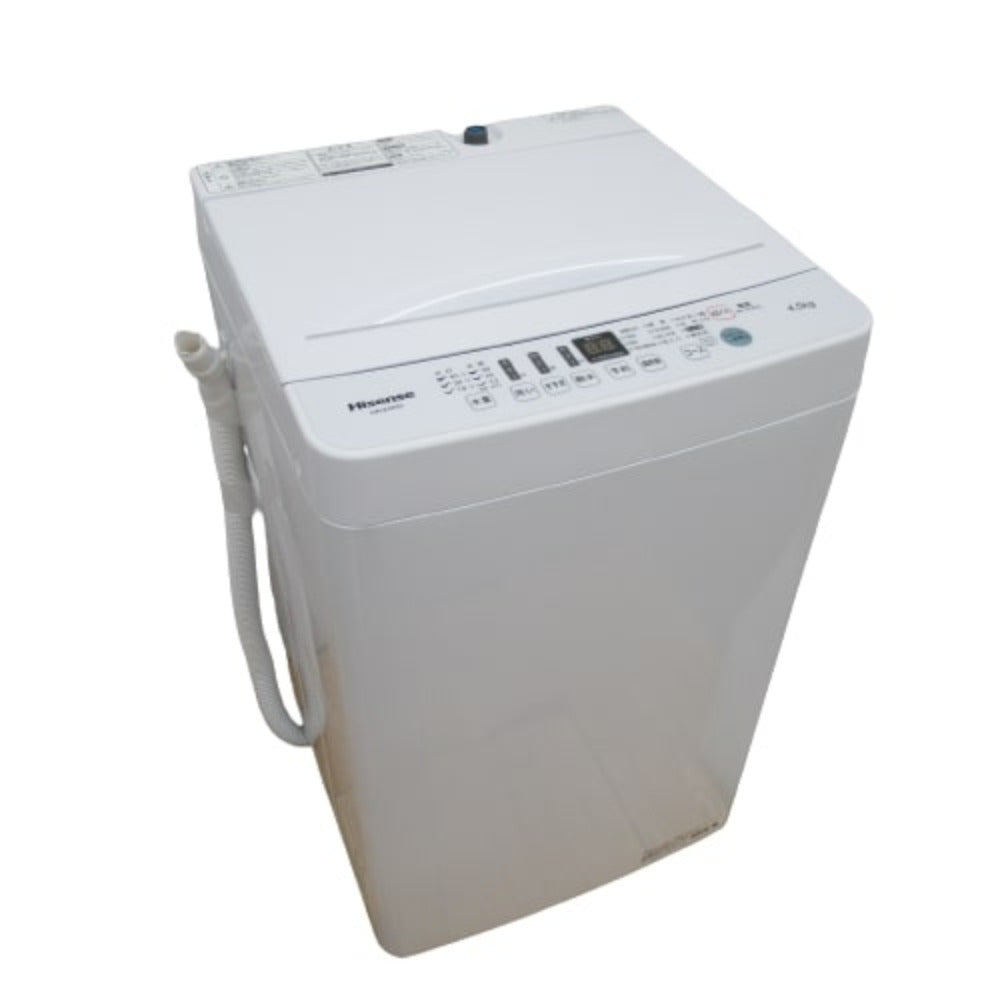 Hisence (ハイセンス) 全自動電気洗濯機 HW-E4503 4.5kg 2020年製 