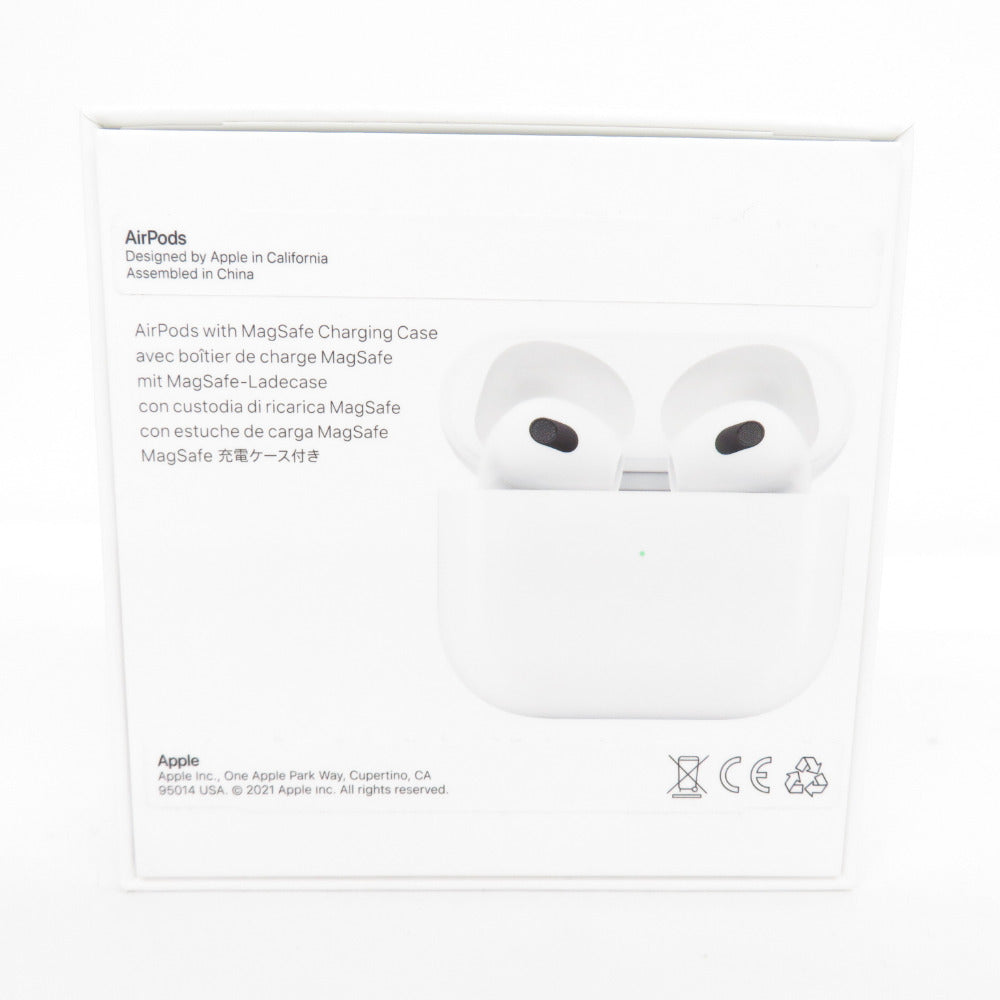 Apple AirPods エアポッズ オーディオ機器 ワイヤレスイヤホン AirPods 第3世代 MME73J/A