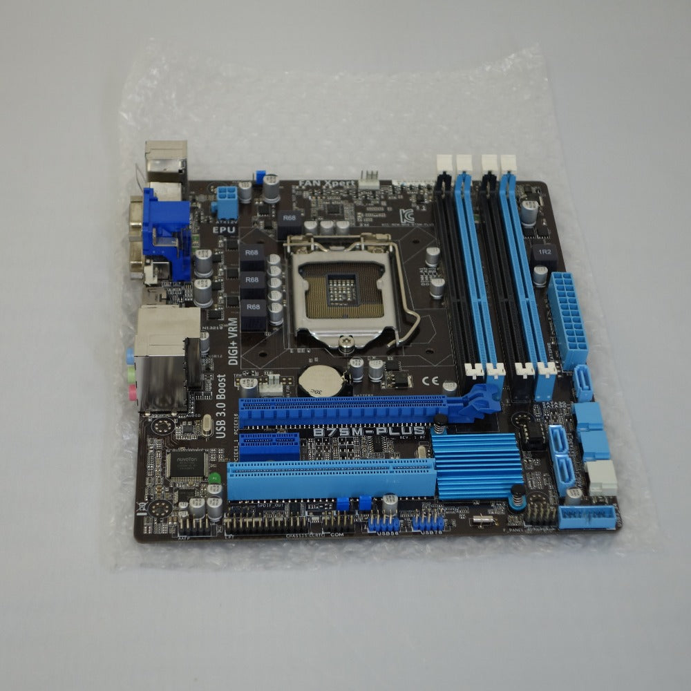 ASUS エイスース PC周辺機器 マザーボード B75M-PLUS MicroATX LGA1155 メモリタイプDDR3