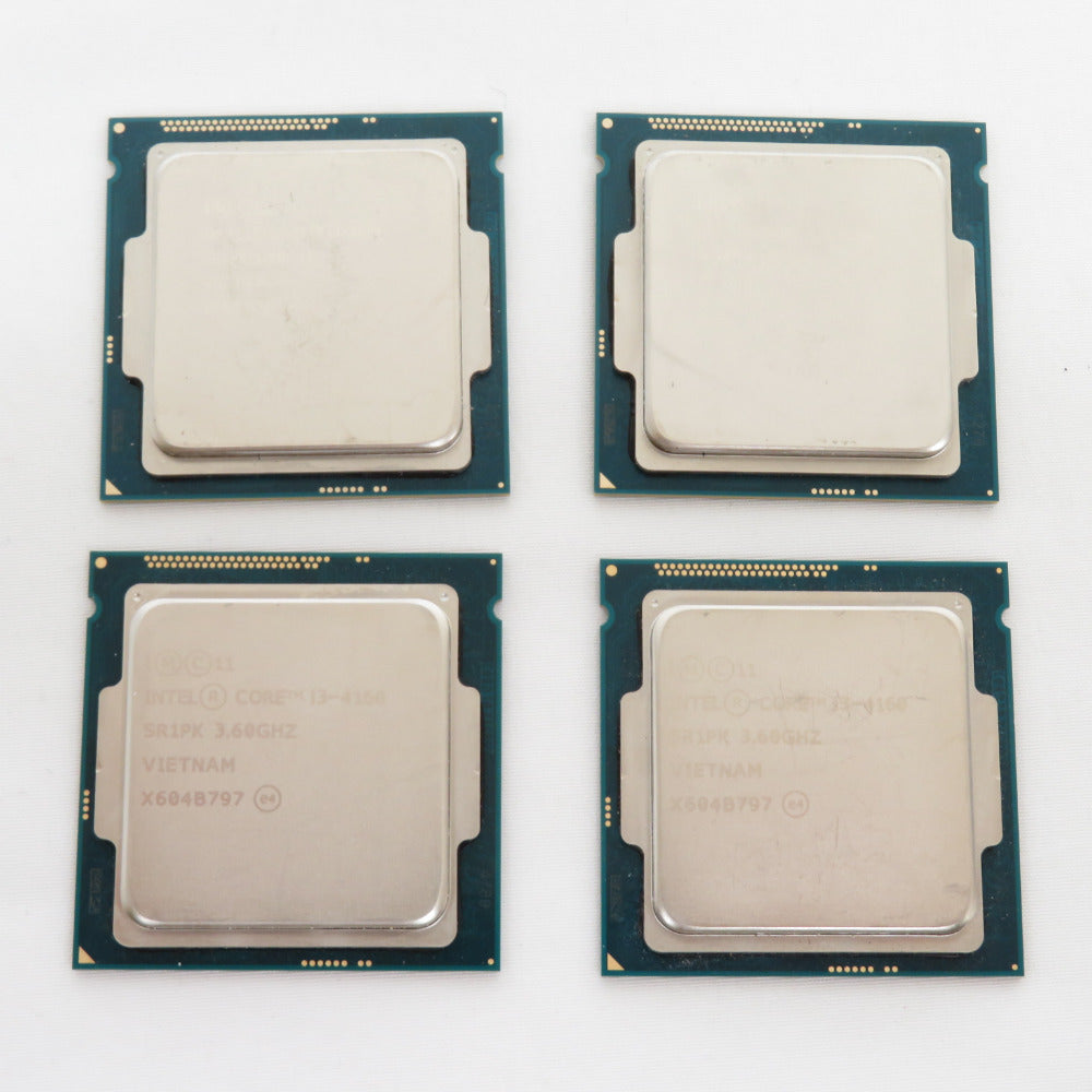 Intel インテル PC周辺機器 ジャンク CPU 4個まとめ売り Core i3-4160 ...