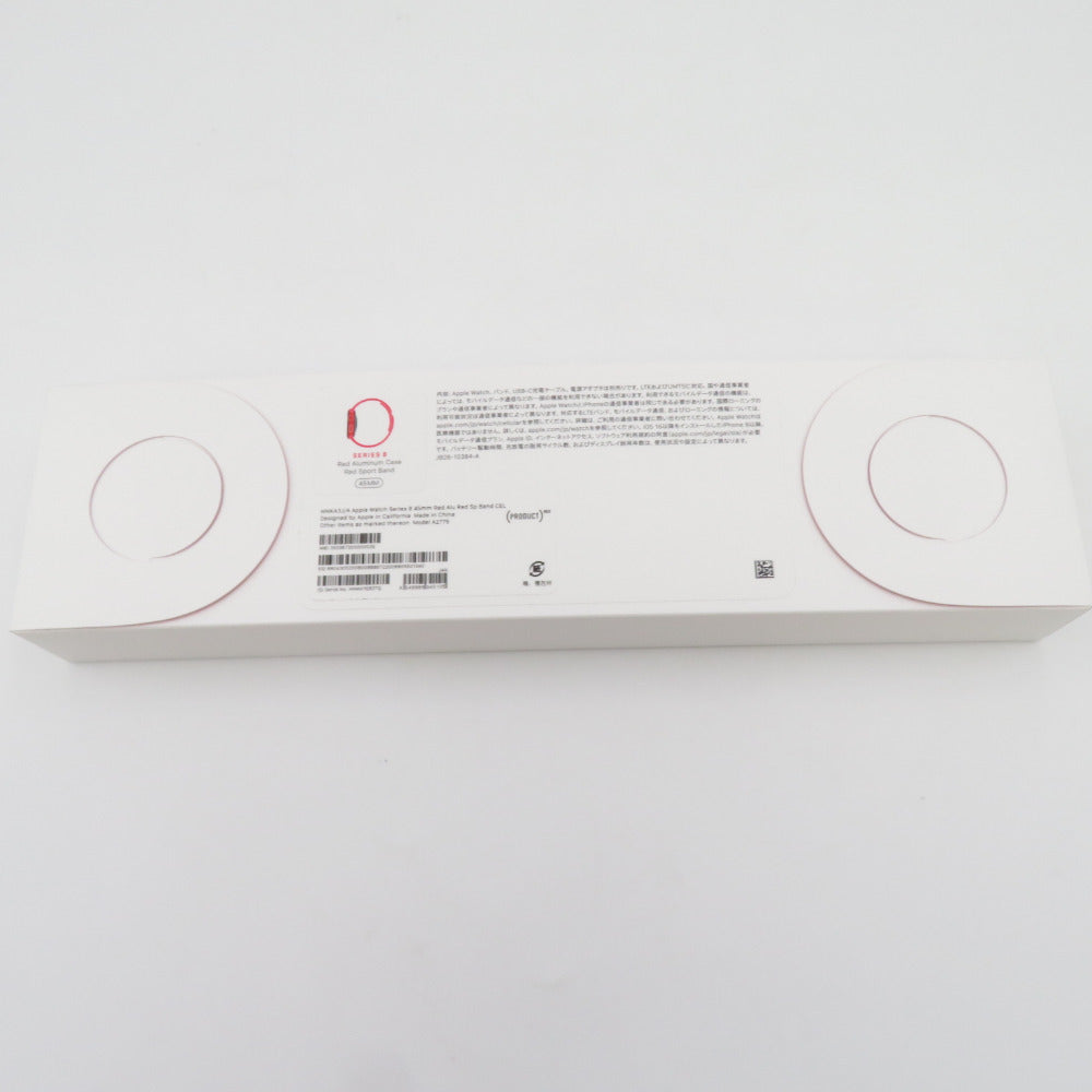 Apple Watch アップルウォッチ スマホアクセサリー Apple Watch Series 8 (GPS + Cellularモデル)- 45mm(PRODUCT)REDアルミニウムケースとREDスポーツバンド - レギュラー MNKA3J/A 未使用品
