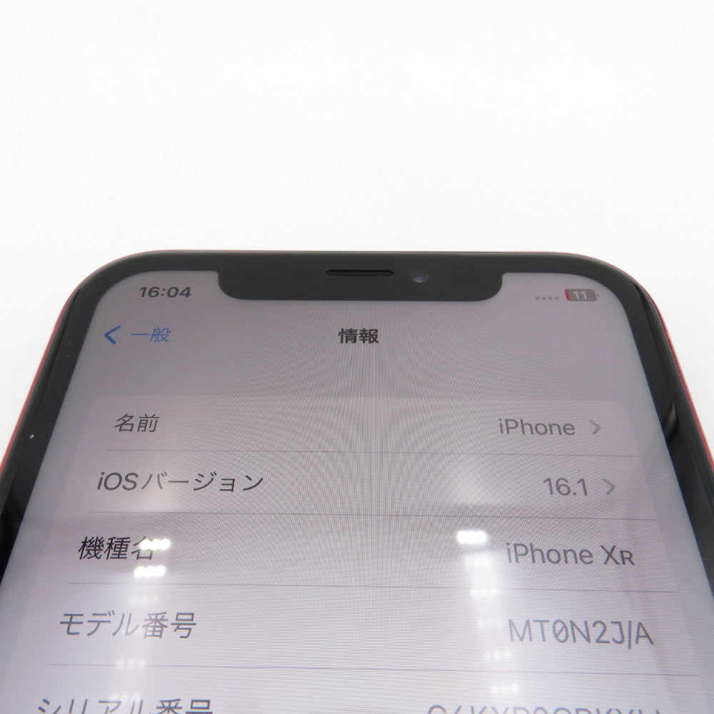 Apple iPhone XR docomo 128GB レッド MT0N2J/A ネットワーク利用制限〇 SIMロックあり