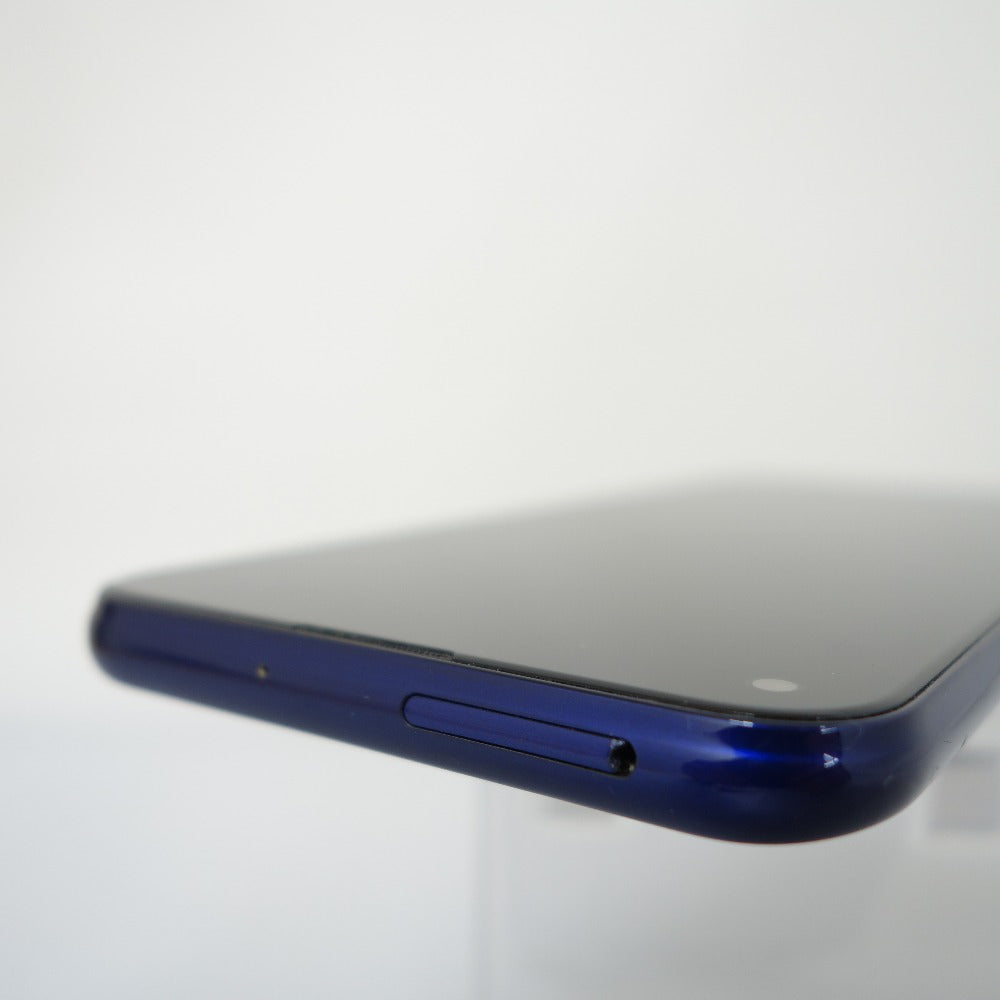 Androidスマホ Ymobile Libero 5G A003ZT ブルー SIMロックあり 利用制限〇 難あり