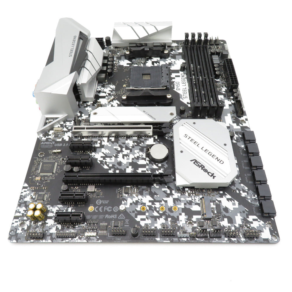 ASRock アスロック PC周辺機器 マザーボード B450 Steel Legend AMD