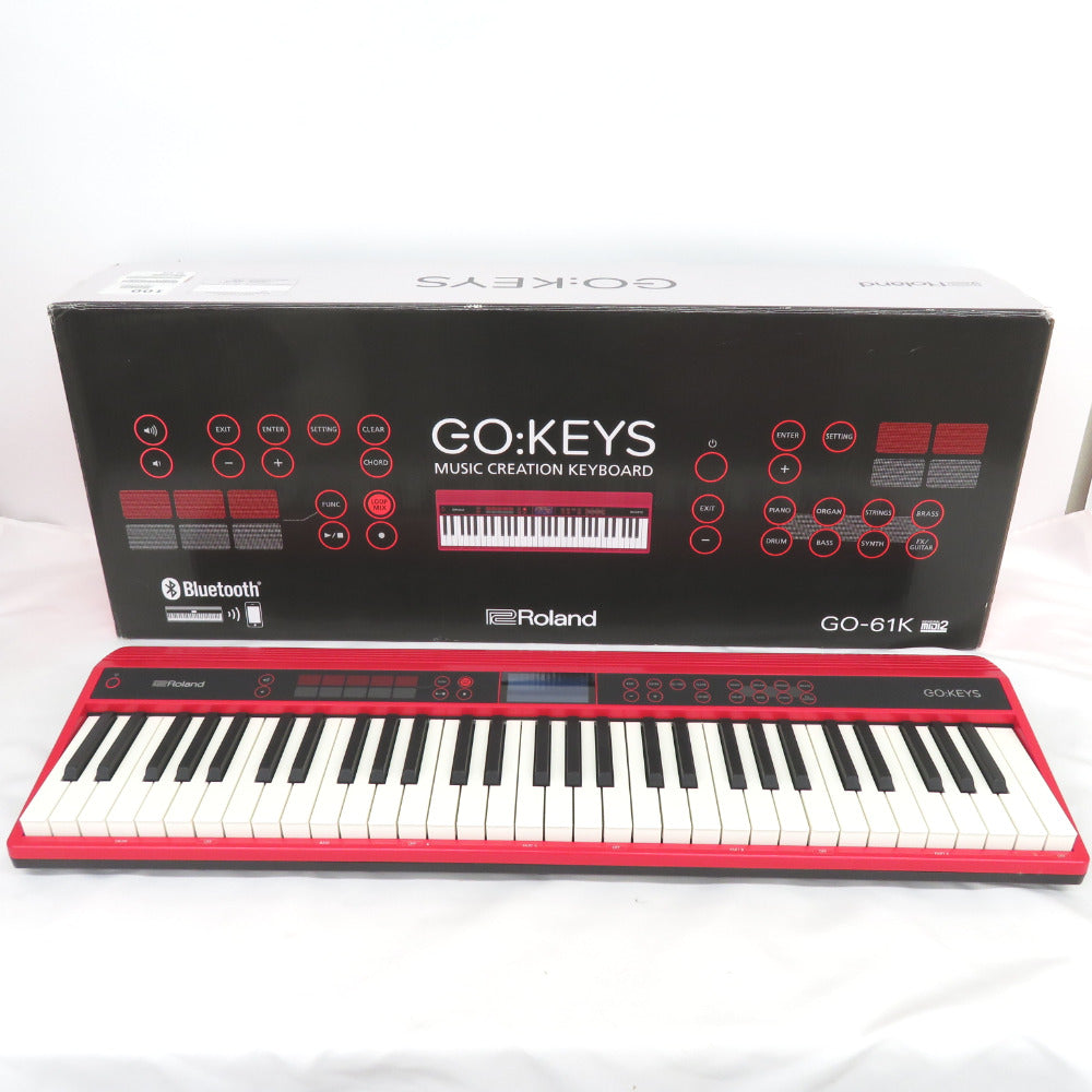 鍵盤数：61鍵　GO:KEYS　｜コンプオフ　プラス　公式ショップ　–　GO-61K　エントリー　ローランド　箱有り　コンプオフプラス　Roland　キーボード
