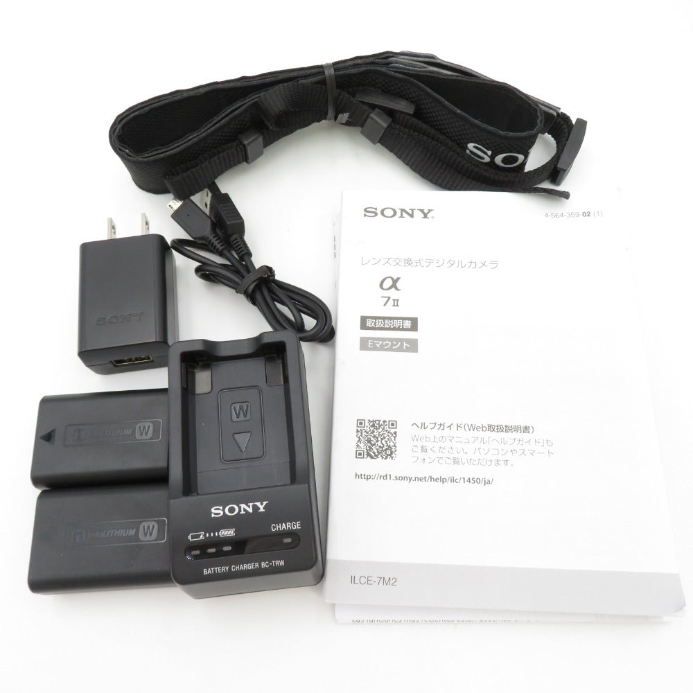 sony ソニー デジタルカメラ α7 II ミラーレス一眼カメラ 標準ズームレンズキット FE3.5-5.6/28-70 ILCE-7M2K 美品
