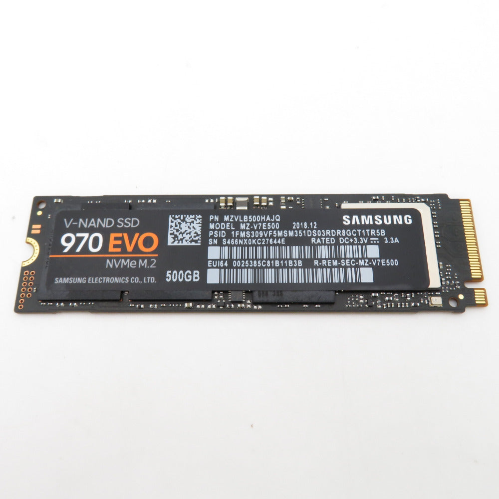 SAMSUNG サムスン PC周辺機器 本体のみ 970EVO M.2SSD 500GB 内蔵SSD