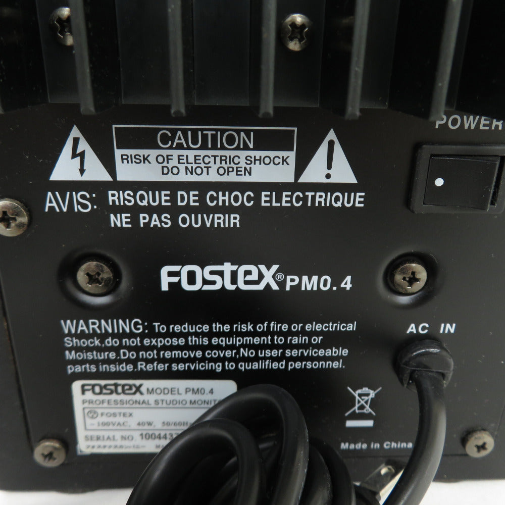FOSTEX フォステクス プロフェッショナル・スタジオモニター PM0.4 本体のみ