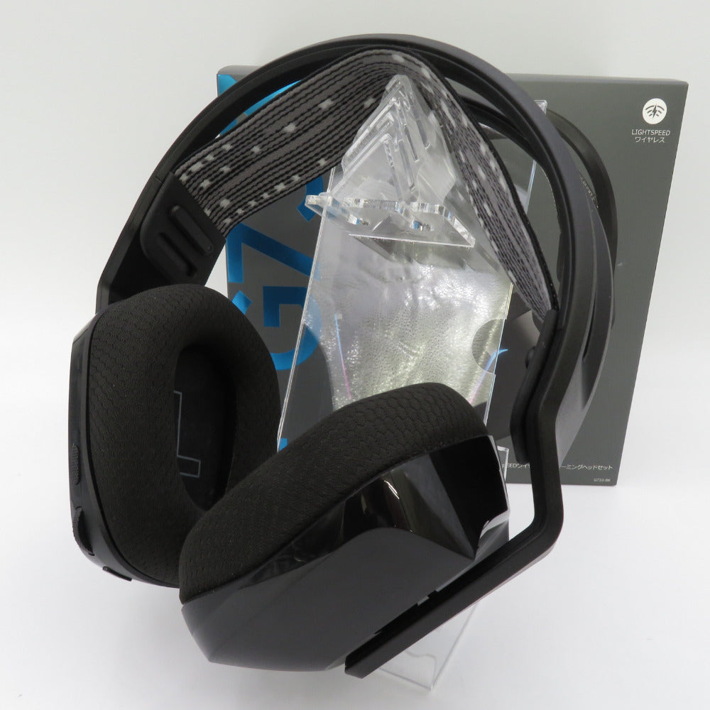 LogicoolG ロジクールジー ワイヤレス ゲーミングヘッドセット G733 LIGHTSPEED Wireless RGB Gaming  Headset G733-BK 美品