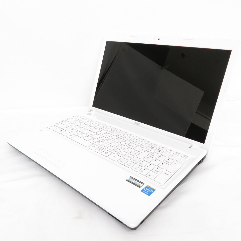 ホワイト ノートパソコン Windows10 美品 15型ワイド NEC PC-LE150N2W 