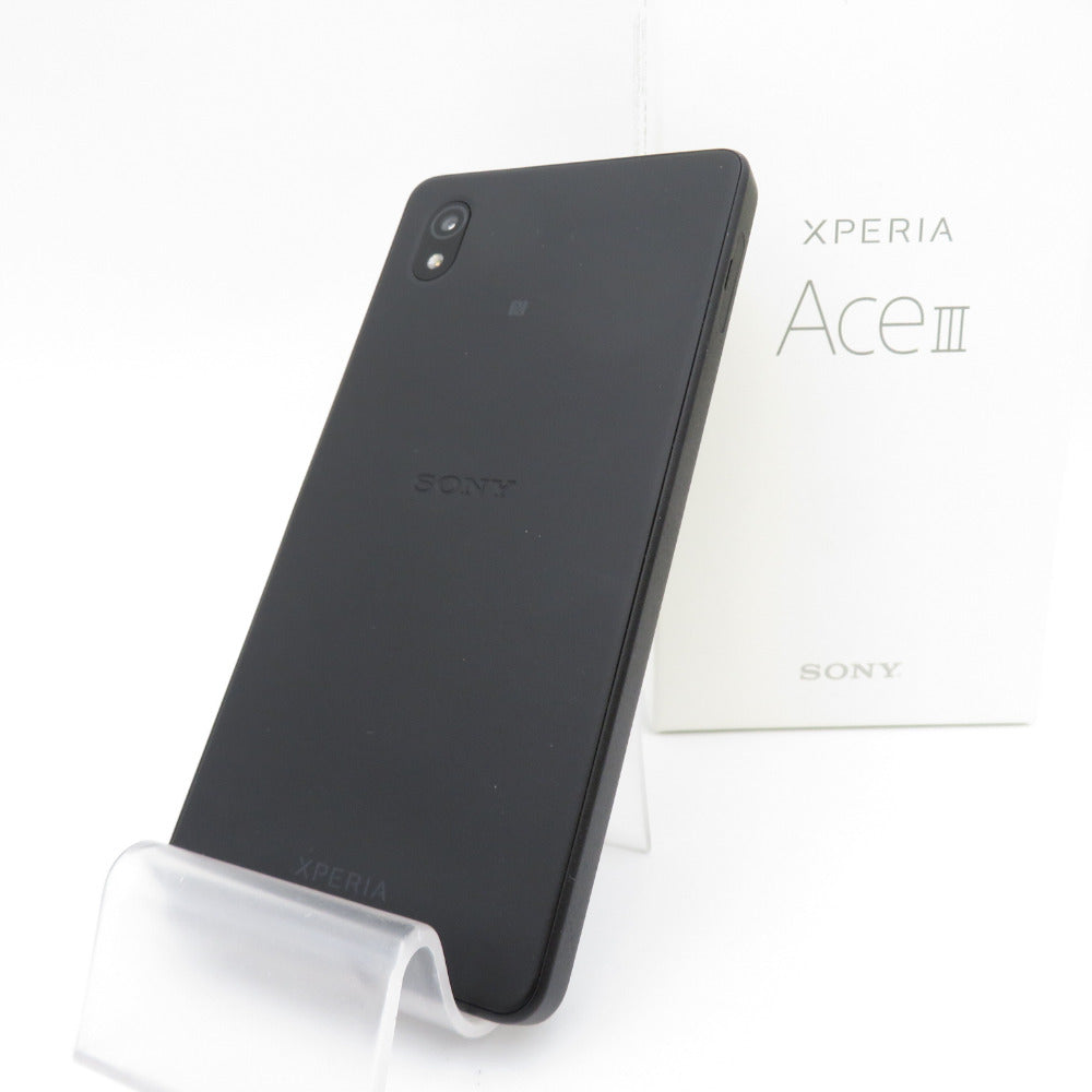 【値下げ】Xperia Ace ブラック SIMフリー 64GB モバイル版スマートフォン/携帯電話