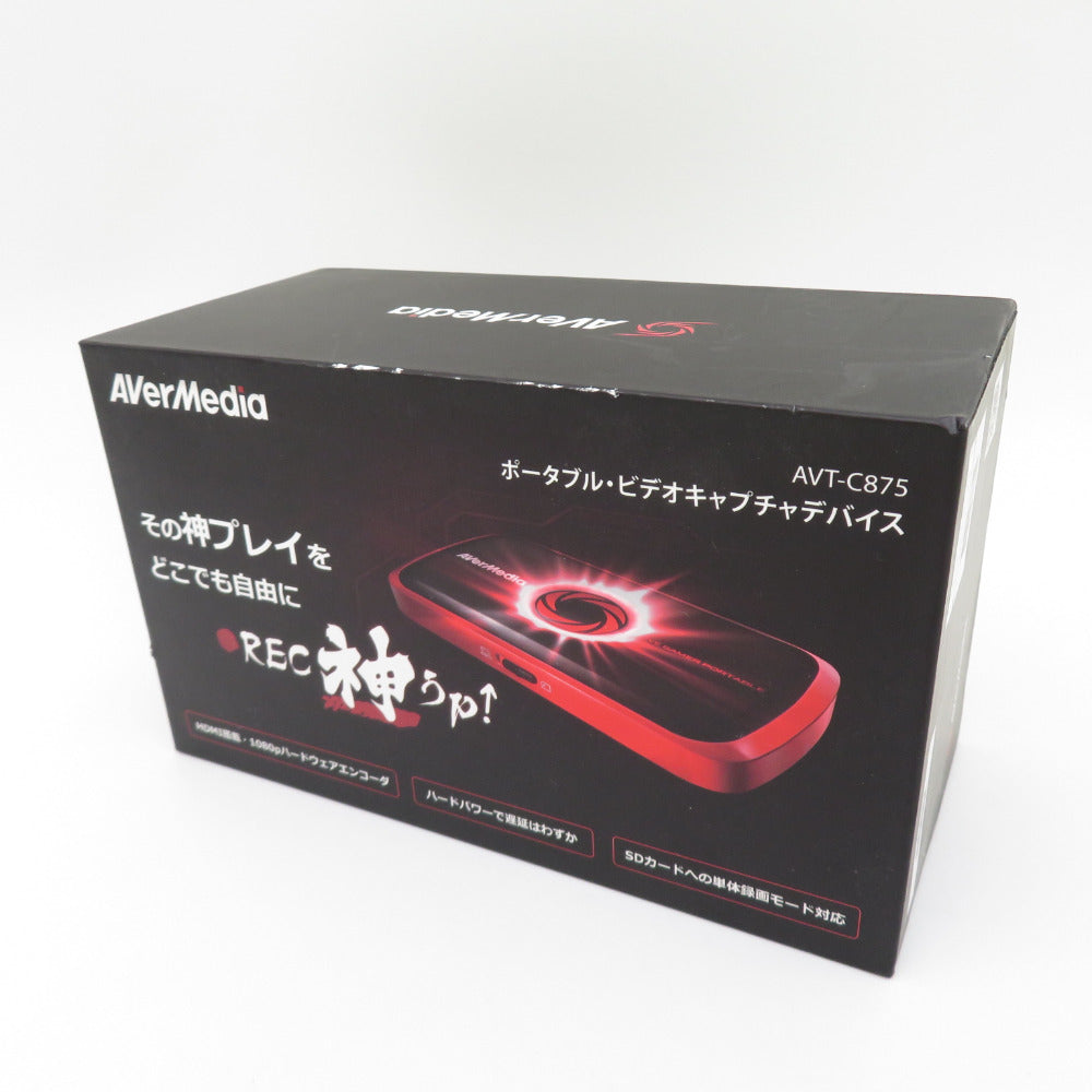 AVerMedia (アバーメディア) ゲームキャプチャー ポータブルビデオキャプチャデバイス AVT-C875