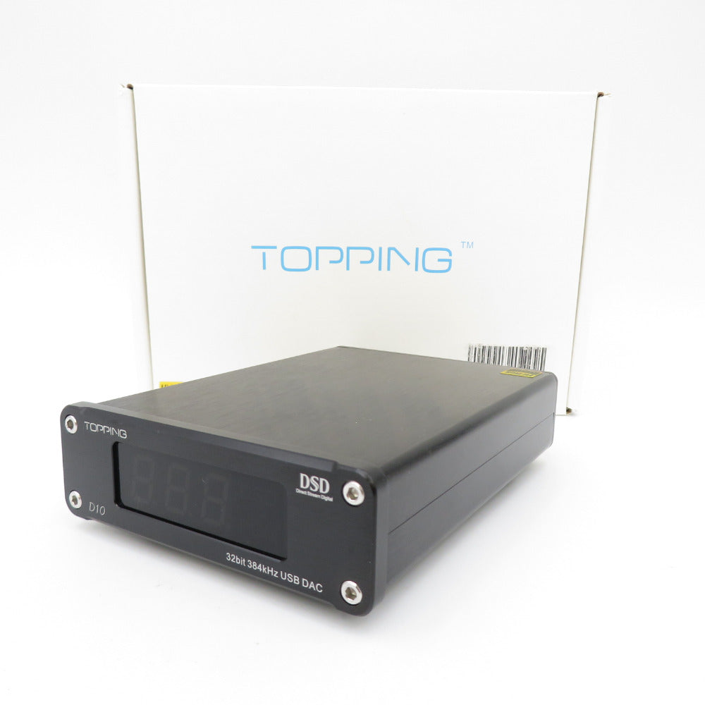 美品】TOPPING D10 USB DAC ES9018K2M【LT1364CN8付属】 - オーディオ機器