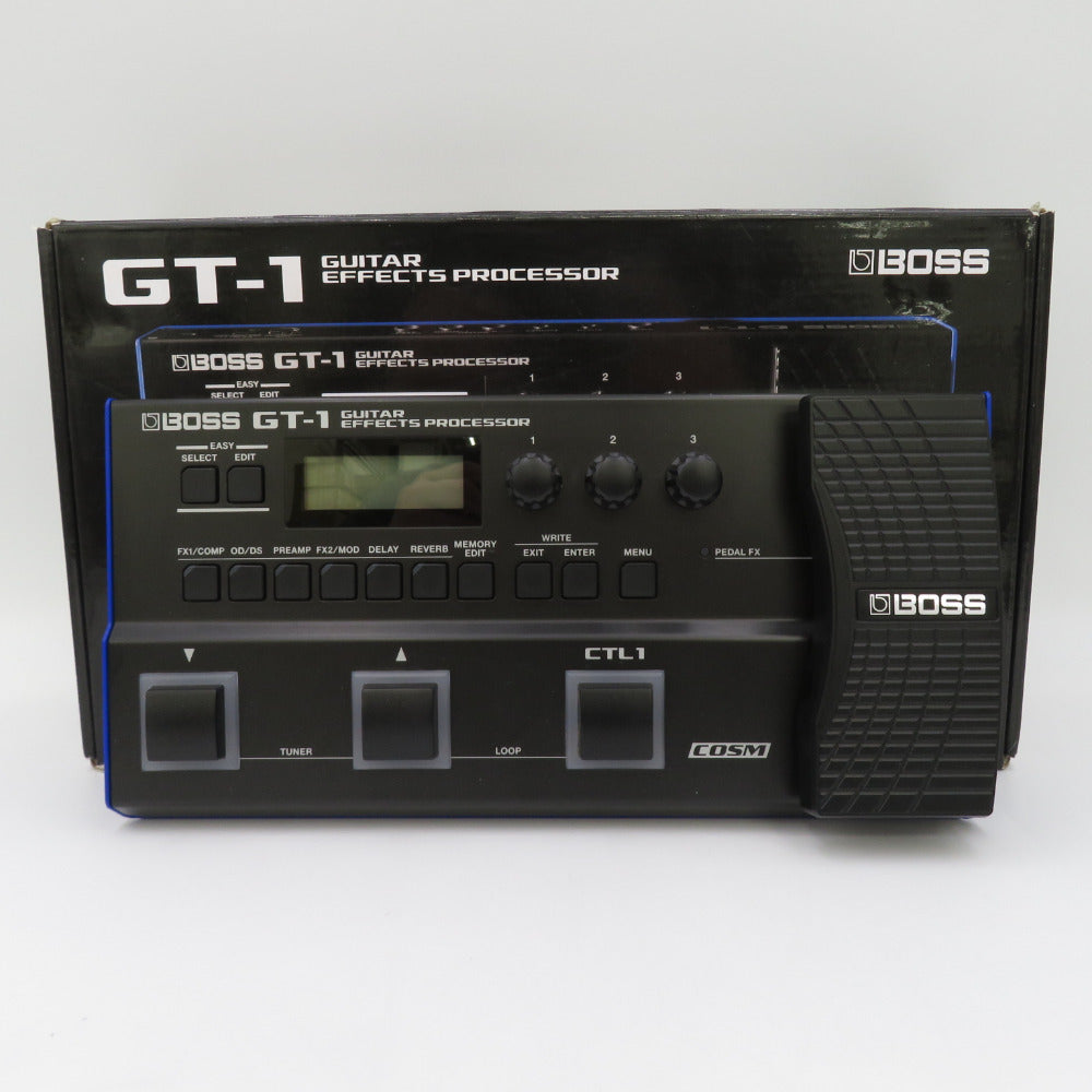 HOT新品美品 BOSS GT-1 Guitar Effects Processor マルチエフェクター ボス ギター用 元箱付き 現品限り♪ マルチエフェクター