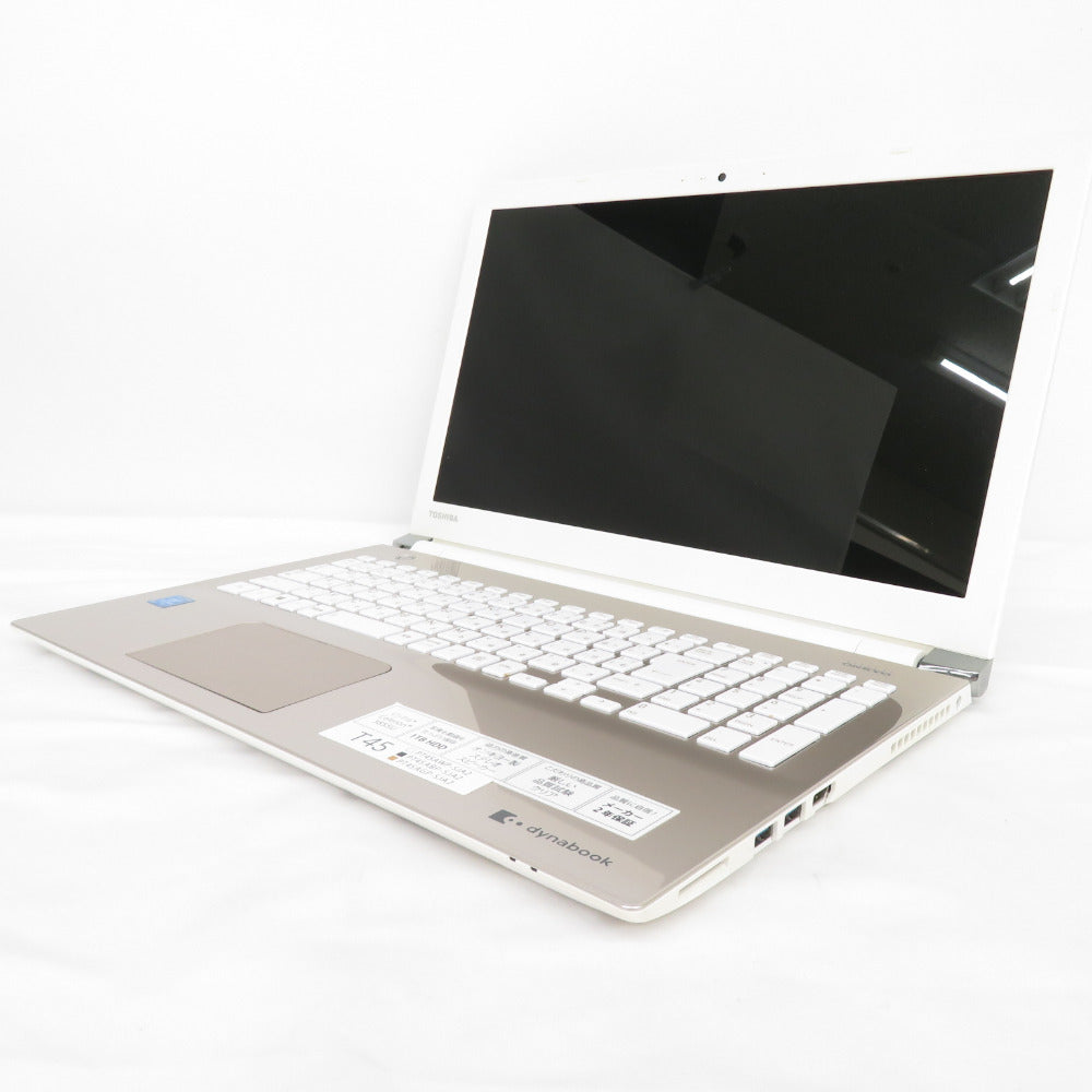 TOSHIBA dynabook T (ダイナブック ティー) ノートパソコン T45/AG 15.6型 Celeron 3855U メモリ4GB  HDD1TB PT45AGP-SJA2