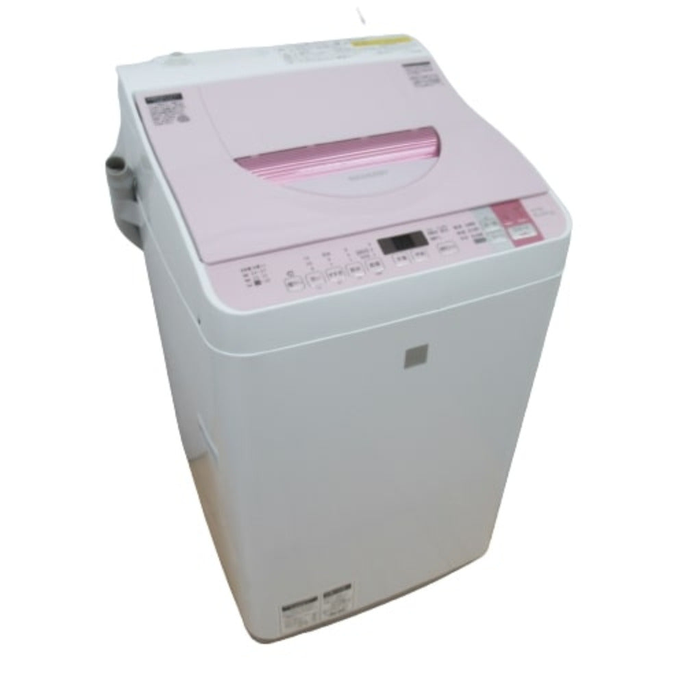 SHARP シャープ 全自動洗濯機 ES-T5E4 5.5kg 2016年製 ピンク 簡易乾燥 