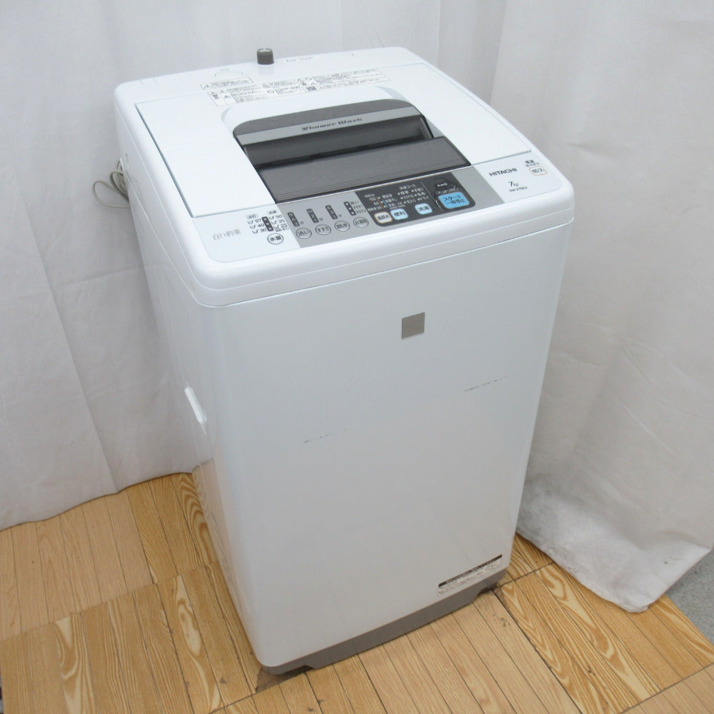HITACHI 日立 洗濯機 全自動電気洗濯機 NW-Z79E3 7.0kg 2017年製 白い 