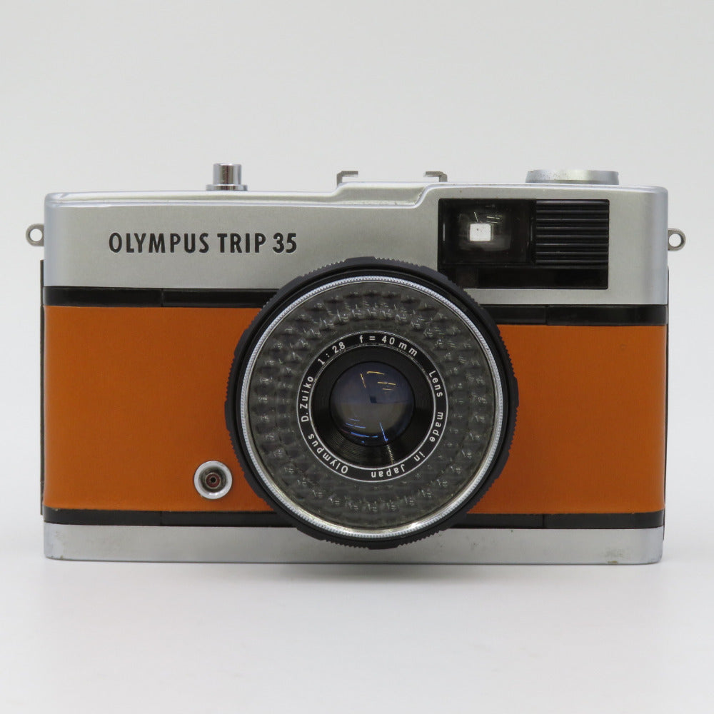 オリンパス OLYMPUS TRIP 35 D.ZUIKO 40mm F2.8 貼り革新品交換済み 赤ベロOK