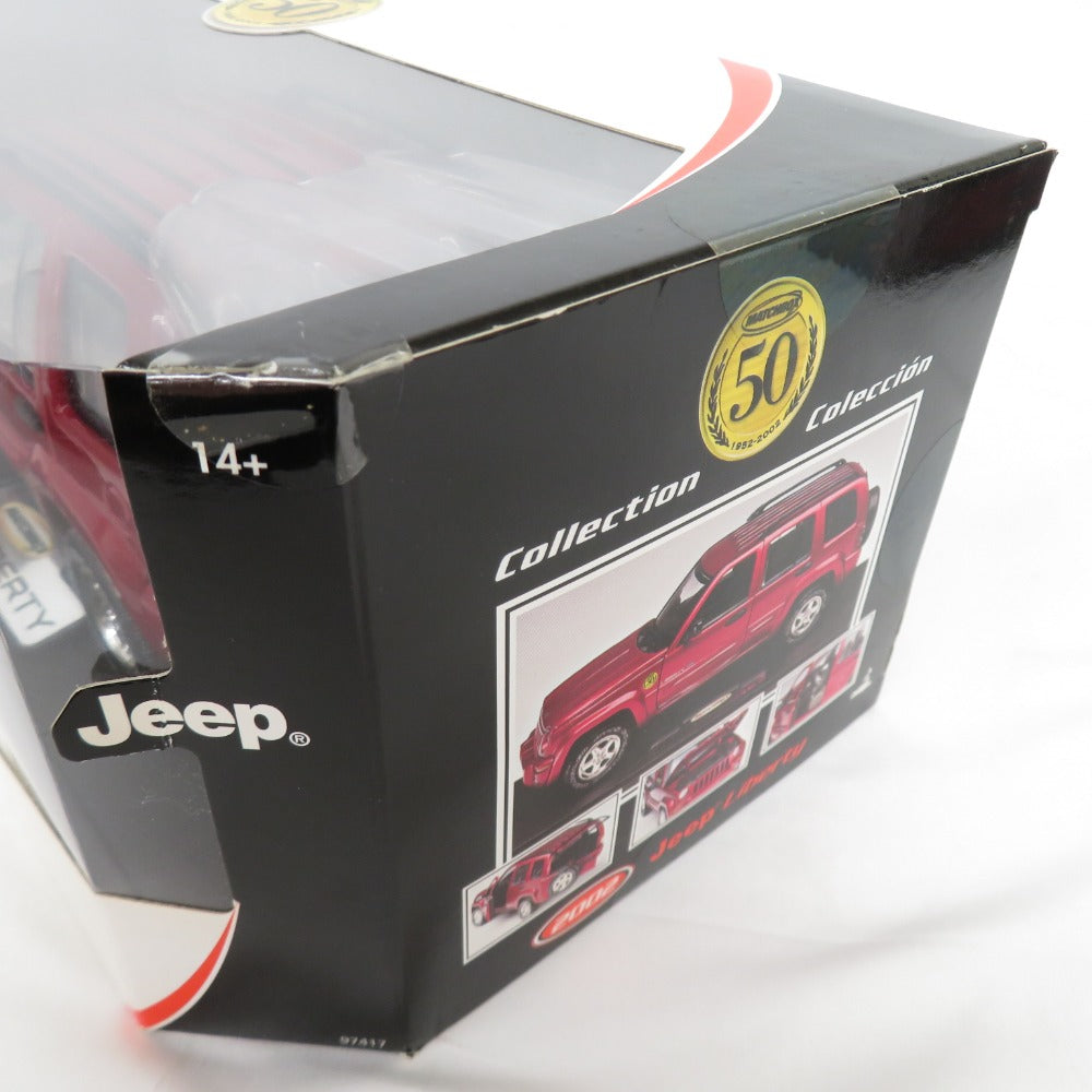 2002 Jeep Liberty Limited Red MATCHBOX Collectibles 1/18 模型 未開封品