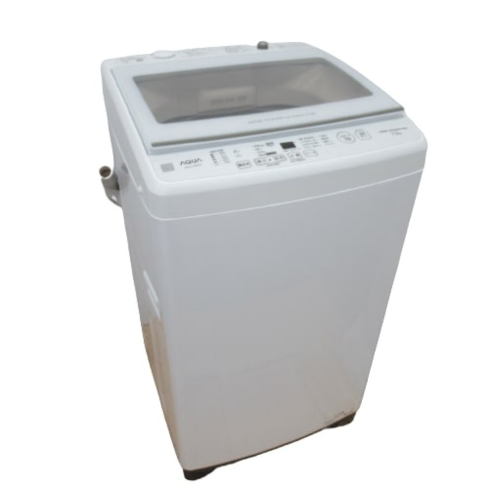 AQUA 7kg洗濯機 AQW-P7N(W) 2022年製 ag-ad204 - 生活家電