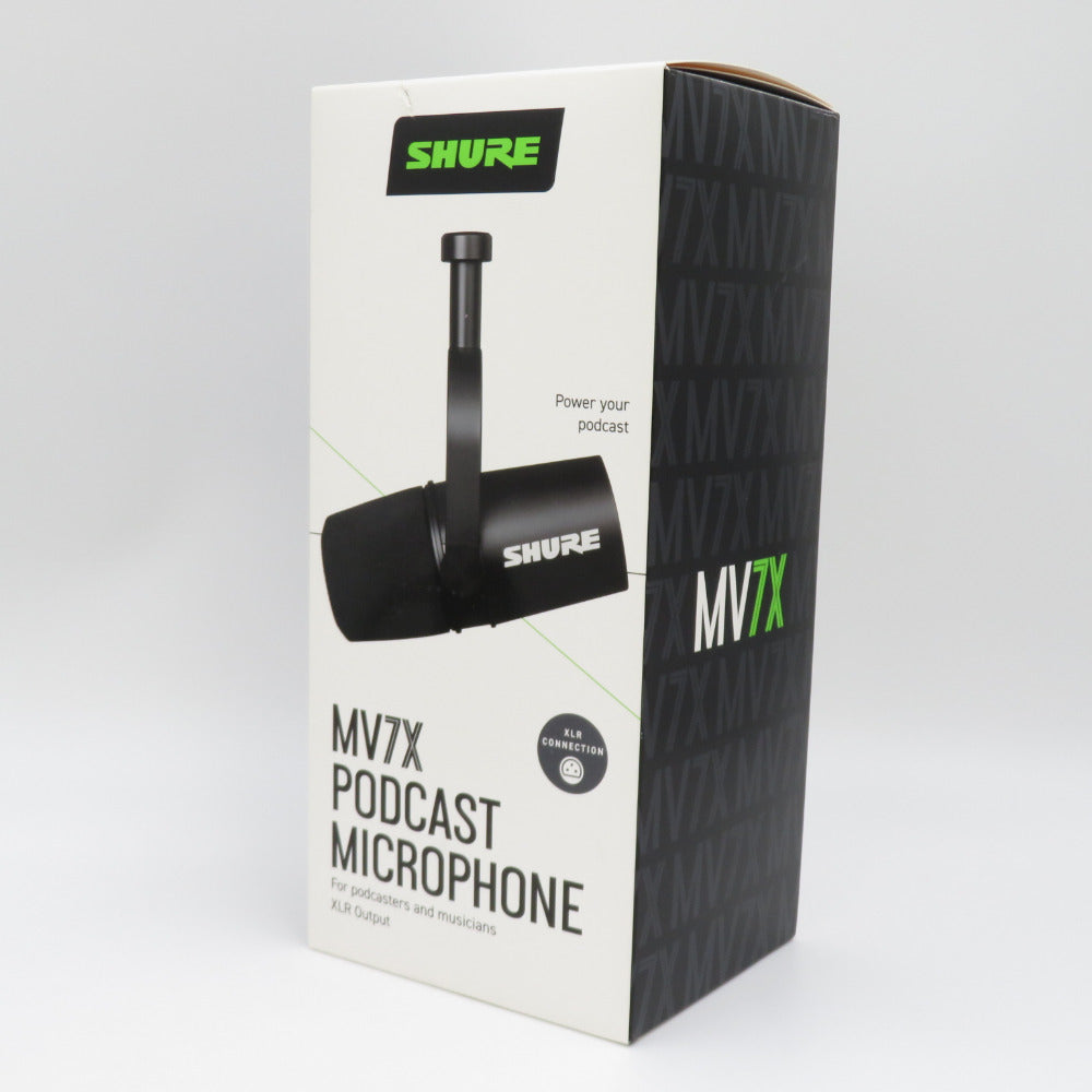 SHURE (シュア) ポッドキャスト用マイクロホン MV7X 美品