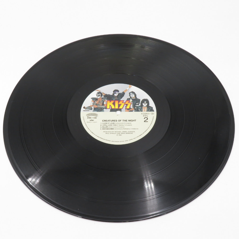 レコード LP盤 KISS キッス CREATURES OF THE NIGHT 暗黒の神話 28S-138 動作未確認