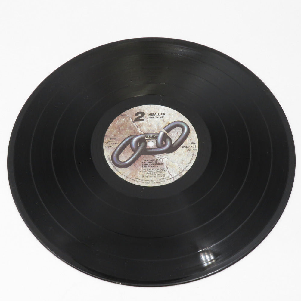 レコード LP盤 METALLICA メタリカ KILL'EM ALL 血染めの鉄槌 K25P-438 動作未確認