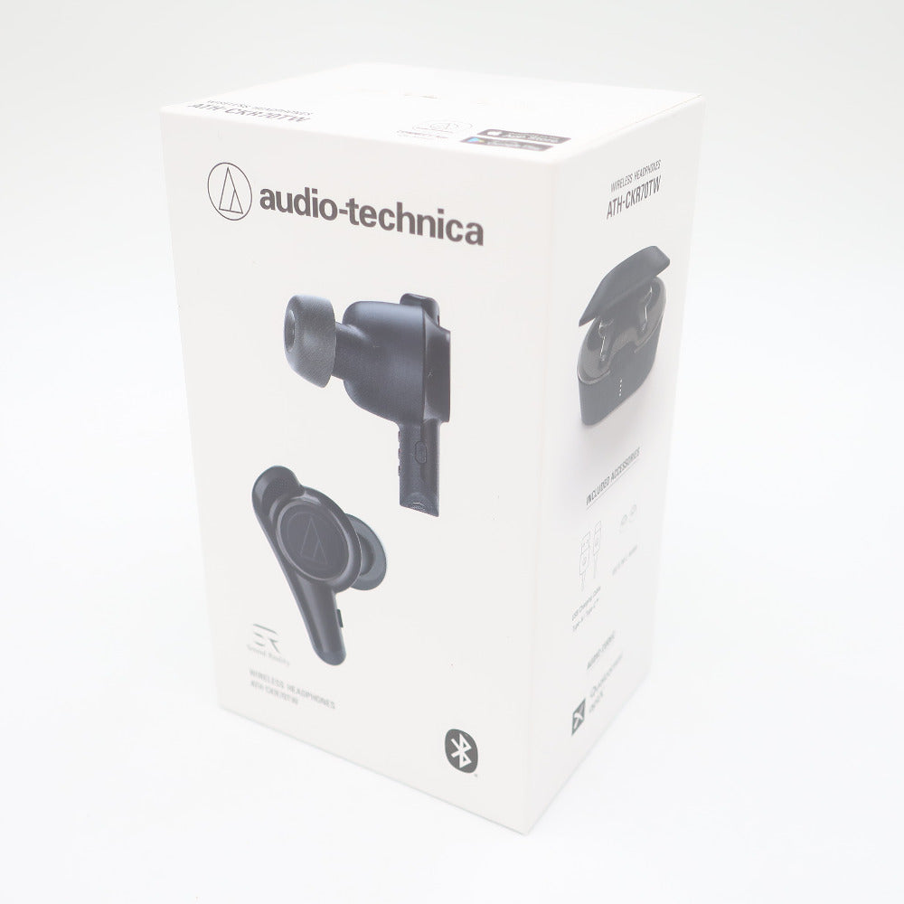 audio-technica (オーディオテクニカ) 完全ワイヤレスイヤホン ブラック ATH-CKR70TW 美品