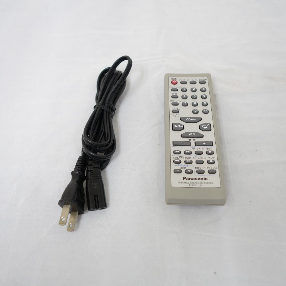 ジャンク品 Panasonic (パナソニック) オーディオ機器 CDラジカセ RX-ED57