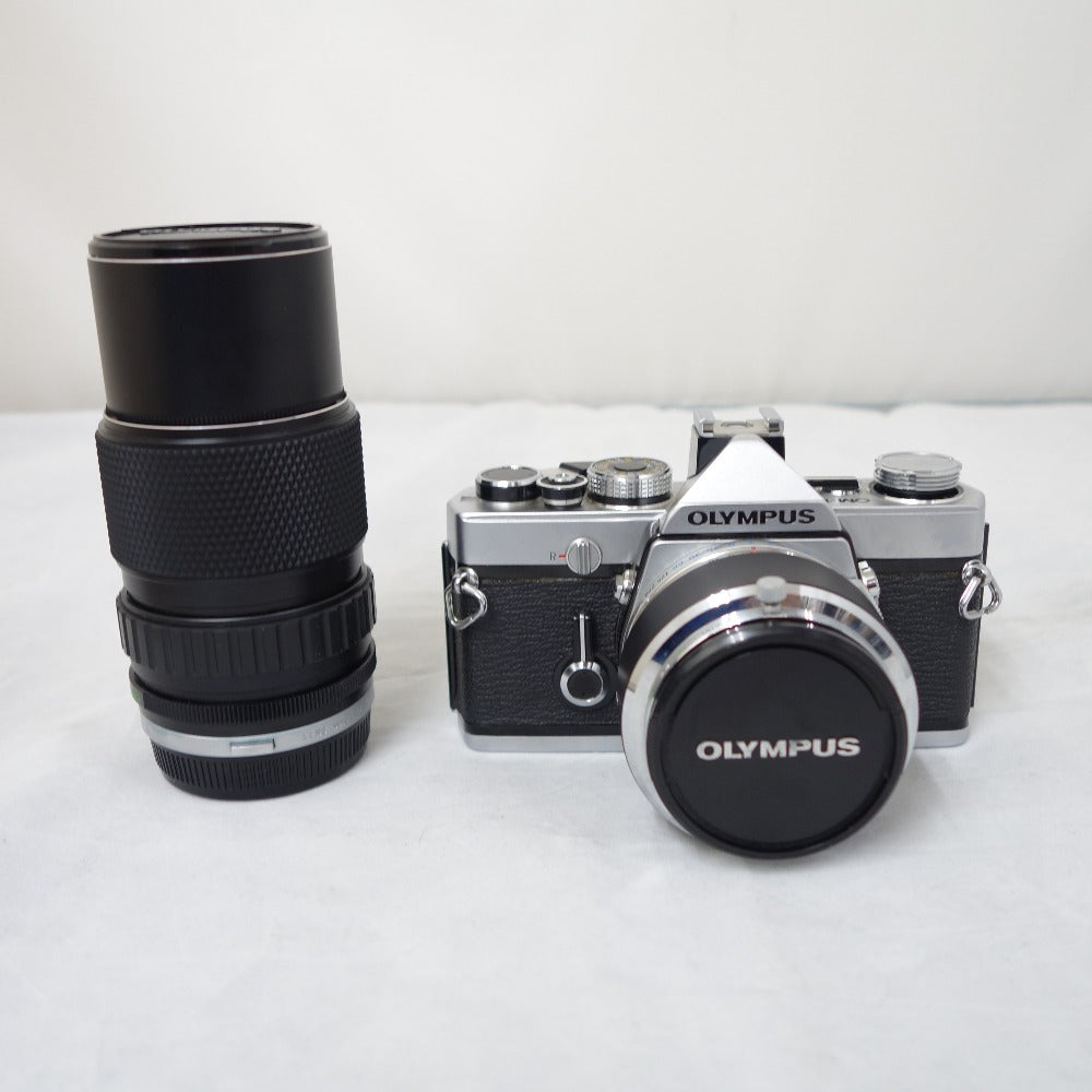 OLYMPUS OM-1 フィルムカメラ ジャンク品 レンズ5点-