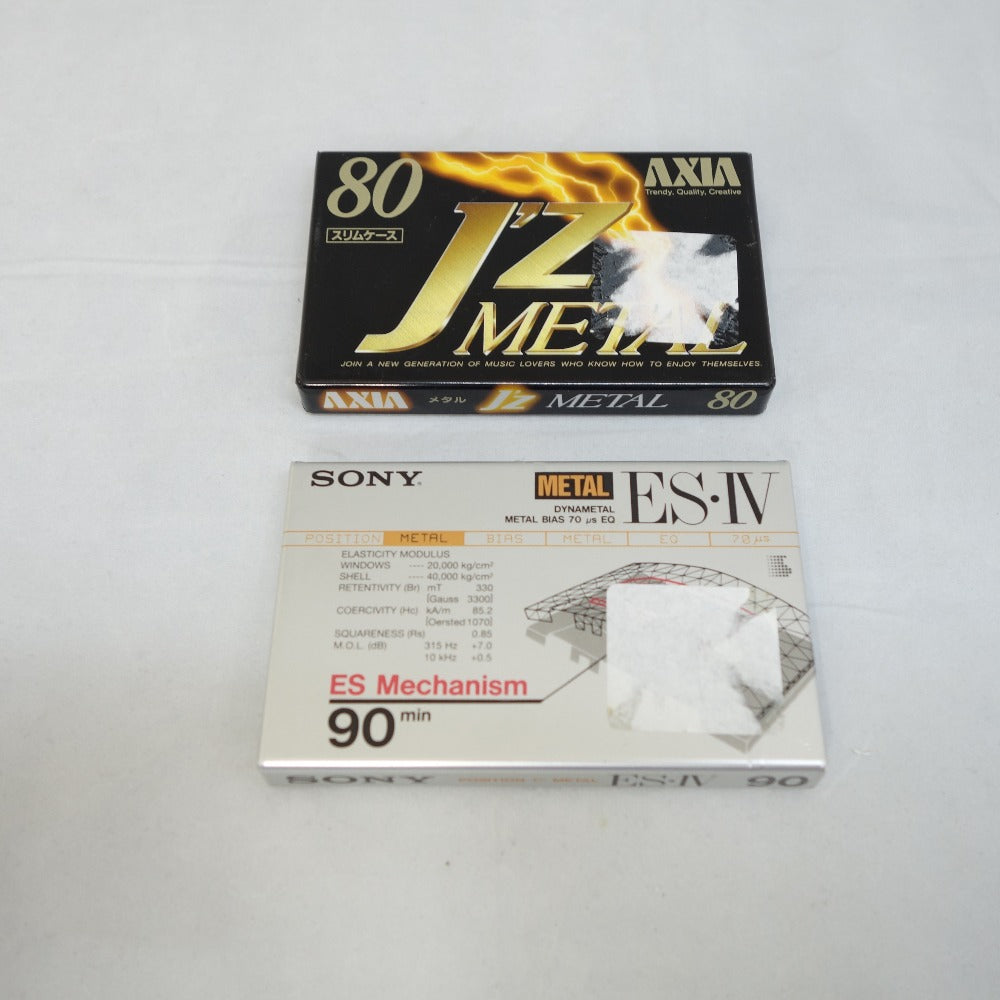 ジャンク品 メタルテープ カセットテープ 90分 80分 2本セット [SONY C 